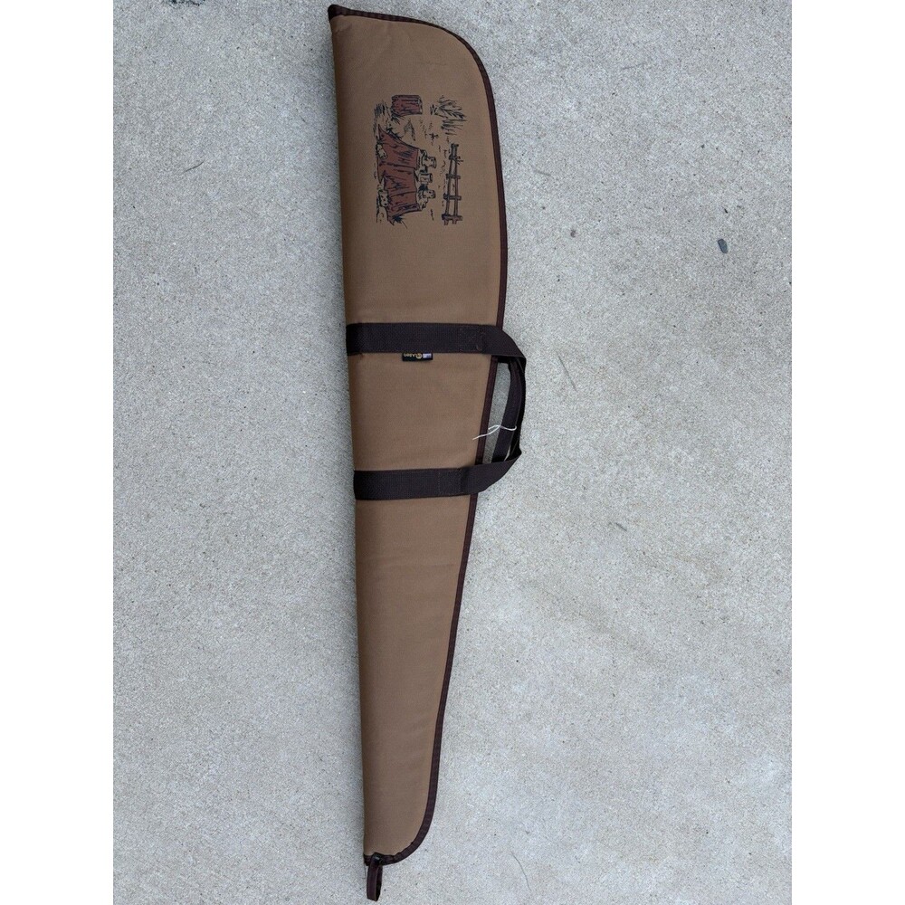 Allen Co. Tin Can Scoped Rifle Case 40" Brown Endura Soft Gun Bag Vintage Style